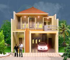 Contoh desain rumah 2 lantai mewah 100 m2. 24 Desain Rumah 2 Lantai Minimalis Pictures Sipeti