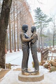 Winter sonata is a korean romantic drama television series that is written by kim yun hee and yun eun kyung. Chuncheon Korea Dec 16 2012 The Winter Sonata Statue On Namiseom Stock Photo Picture And Royalty Free Image Image 105370453