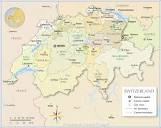Administrative Map of Switzerland - Nations Online Project