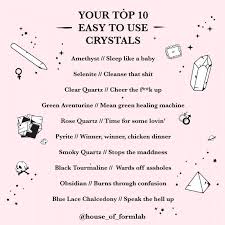 9 safe ways to cleanse crystals. Top 10 Crystals For Beginners House Of Formlab
