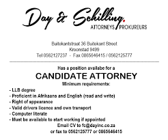 Here is the translation and the afrikaans word for email Day Schilling Attorneys Facebook