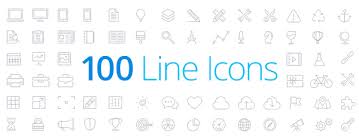 Download 100 Free Line Style Icons Elegant Themes Blog