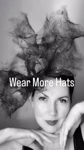 Life is short wear more hats , #hatfashion #ellecanada #queenbeemillinery  #wearmorehats #millinersofinstagram #elevateyourstyle