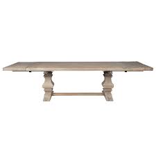 Dining table gather family and friends around this farmhouse table constructed from reclaimed pine and featuring an 15″ extension leaf. Caleb Dining Table 94 Desert Peter Andrews
