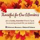 Thankful for Our Members