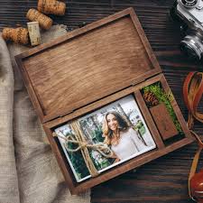 Wooden Box Memory Box Photo Box From Wedding Photo 4x6 Inch Fotoalbum Alternative Box Usb Box Usb 3 0 Flash Drive Optional In 2021 Wedding Photo Box Photo Box Wooden Photo Box