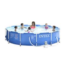 Intex Metal Frame Pool With Pump 12 X 30 Intex Metal Frame Pumps