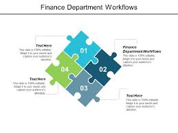 Information provided by the finance department includes: Finance Department Workflows Ppt Powerpoint Presentation Infographics Cpb Powerpoint Templates Designs Ppt Slide Examples Presentation Outline