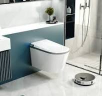 D0100HARPAU Wall Mounted Toilet Bowl Round Shape Concealed Tank Siphon  Flushing 1.28-1.6 Gpf Vitreous China
