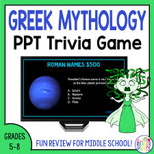 The greek gods and goddesses are believed to live in mount olympus. Greek Mythology Trivia Game Mrs Readerpants