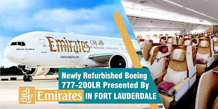 Emirates operates the world's largest fleet of boeing 777 aircraft. Newly Refurbished Boeing 777 200lr Presented By Emirates In Fort Lauderdale