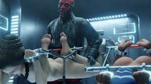 Sensual Padme Amidala bound by chains