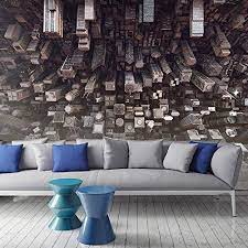 Well does peel and stick wallpaper work table. Amazon Com 3d City Depth Wallpapers Print Painting Home Decor Wall Decor Removable Peel And Stick Wallpaper Office Wallpaper Living Room Wallpaper Peel And Stick I Custom Size Handmade Products