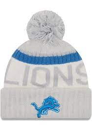 New Era Detroit Lions Mens Black 2017 Reverse Sport Knit Hat Knitted Hats Detroit Lions Gear Detroit Lions