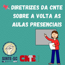 Volta às aulas e pandemia. Sinte Sc