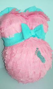 Cute Pregnant Belly Pinata For Baby Shower Gender Reveal Etsy Gender Reveal Shower Baby Shower Gender Reveal Pregnant Belly