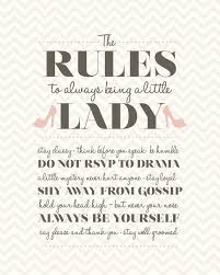 Little Lady Rules 12 00 Via Etsy Classy Quotes Being A Lady Quotes Woman Quotes