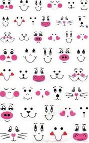 Pin De Vilma En Caritas Manualidades Ojos De Muneca Caras De Animales