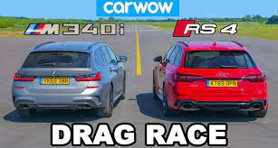 Audi S Rs4 Avant Can Easily Outperform The Bmw M340i Touring Right Carscoops Bmw Audi Rs4 Audi