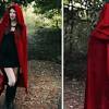 Little red riding hood costumes in fairytales, the woods are a scary place. 3