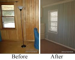 Allow the caulk to dry as directed by the manufacturer. Found On Bing From Www Pinterest Com Paneling Makeover Wood Paneling Makeover Painting Wood Paneling