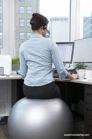 you should be skeptical of benefits from active sitting on a ball exercise ball chairs ball exercises ball chair