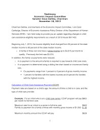 Under the child care assistance program, counties reimburse child care providers for the care provided. 2