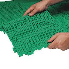 Cactus mat has served the commercial market with quality products since 1930. Cactus Mat 2557 Gt Poly Lok 12 X 12 Green Vinyl Interlocking Drainage Floor Tile 3 4 Thick