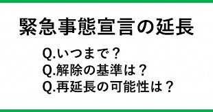 安倍晋三総理は4月7日、首相官邸で開いた新型コロナウイルス感染症対策本部で、緊急事態宣言を発令した。 埼玉、千葉、東京、神奈川、大阪、兵庫、福岡の7都 緊急事態宣言の全文は以下の通り。 安倍総理 基本的対処方針等諮問委員会において、新型コロナウイルス感染症については、肺炎等の. ç·Šæ€¥äº‹æ…‹å®£è¨€ã®å»¶é•· ã„ã¤ã¾ã§ è§£é™¤åŸºæº–ã‚„ å†å»¶é•·ã®å¯èƒ½æ€§ã¯ ãƒãƒ•ãƒã‚¹ãƒˆ