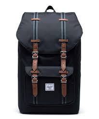 Herschel's little america has a roomy main compartment that can carry up to 25.5 liters. Herschel Classic Herschel Little America Backpack 15 Polyester Black 10014 03008 Wardow Com