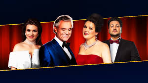 Оперные певцы анна нетребко и юсиф эйвазов. Bochelli Netrebko Ejvazov Peretyatko Gosudarstvennyj Kremlyovskij Dvorec