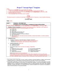 A concept paper is a document written before starting a research project, explaining what the study is about, why it's needed and the methods that will be used. Concept Paper Template Asian Development Bank Environmental Impact Assessment
