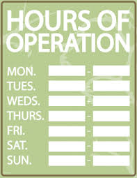 10 Free Printable Business Signs Business Hours Sign Store Hours Sign Business Signs