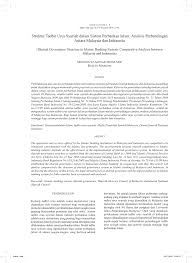 Setiap amanah tidak akan dipandang oleh yang demikian, dalam pengendalian perbankan konvensional, banyak perkara yang tidak sehaluan dengan kehendak islam berlaku. Pdf Struktur Tadbir Urus Syariah Dalam Sistem Perbankan Islam Analisis Perbandingan Antara Malaysia Dan Indonesia Shariah Governance Structure In Islamic Banking System Comparative Analysis Between Malaysia And Indonesia