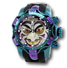 30063 invicta dc comics joker chronograph men's 52.5mm case silicone strap watch. Invicta Venom Dc Comics Joker Limited Edition Mens 52 5mm Swiss Watch 26790 Invicta Watch Ideas Of Invic Swiss Watches Invicta Watch Bands Watches For Men