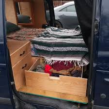 Diy van conversions are way cheaper than traditional rvs. 2015 Ford Transit Connect Affordable Camper Van Conversion