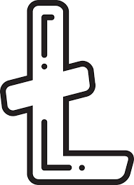 Online digital currency litecoin trade finance icon. Line Icon For Litecoin 2212643 Vector Art At Vecteezy