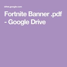 Additional information from google play Fortnite Banner Pdf Google Drive Fortnite Letter B Activities Birthday Party Printables