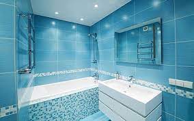 Playing with patterns will create a more satisfying look at the design. 97 Cool Blue Bathroom Design Ideas Digsdigs