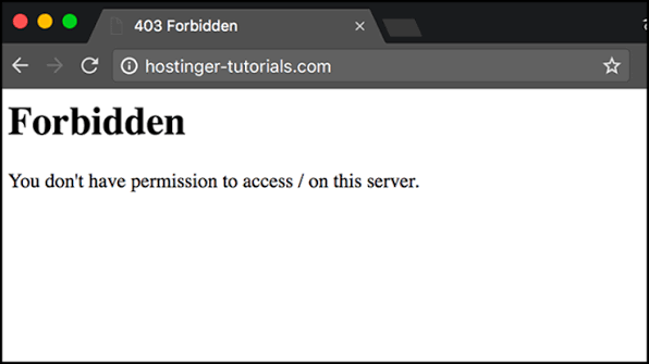 Lỗi HTTP Error 403 Forbidden là gì? Nguyên nhân, cách sửa lỗi đơn giản - Thegioididong.com