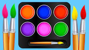 Learn Colors With Color Palette For Children Teach Colours Baby Kids Learning Videos By Crazyrhyme Kids Learning Videos Learning Colors Teaching Colors