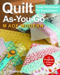 Sashing is used to attach the blocks together. Log Cabin Quilt As You Go Block New Quilters