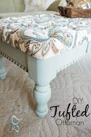 Whether it's a coffee table, bench or headboard if its tufted 9 times out of 10 i want it more because it's covered in the most elegant upholstery fabric. Diy Tufted Coffee Table Bench Designed Decor