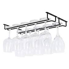 It can hold a maximum of 9 wine glasses at one time. Stemware Racks Amazon Com