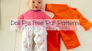 Buying clothes for dolls can get expensive, but if you have a little sewing experience, it's not too difficult to make them. Pj Pants Free Doll Clothes Sewing Patterns Life Sew Savory