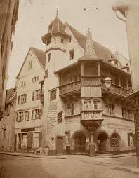 Maison Pfister A Colmar Alsace En 1900 Colmar Alsace Old Photos