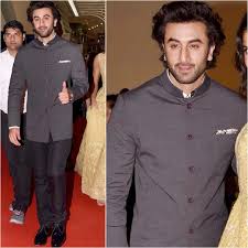 A Fashionista S Diary On Instagram Ranbir Kapoor Blazer Shirt Breeches Pocket Square R Wedding Kurta For Men Designer Suits For Men Blazer Outfits Men