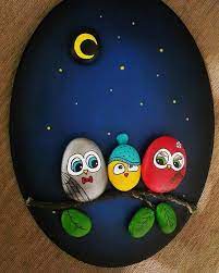 Stone Diy Inspiration In Home Decoration Page 35 Of 53 Sciliy Rock Crafts Stone Crafts Rock Painting Designs