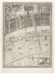 Hemelkaart Met Dwarsdoorsnede Van De Hemelsferen En Openbaringen Van Johannes Anoniem 1593 Kaarten Anoniem