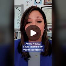 Amna Nawaz shares advice for young journalists. #PostLive #fyp #journ...
